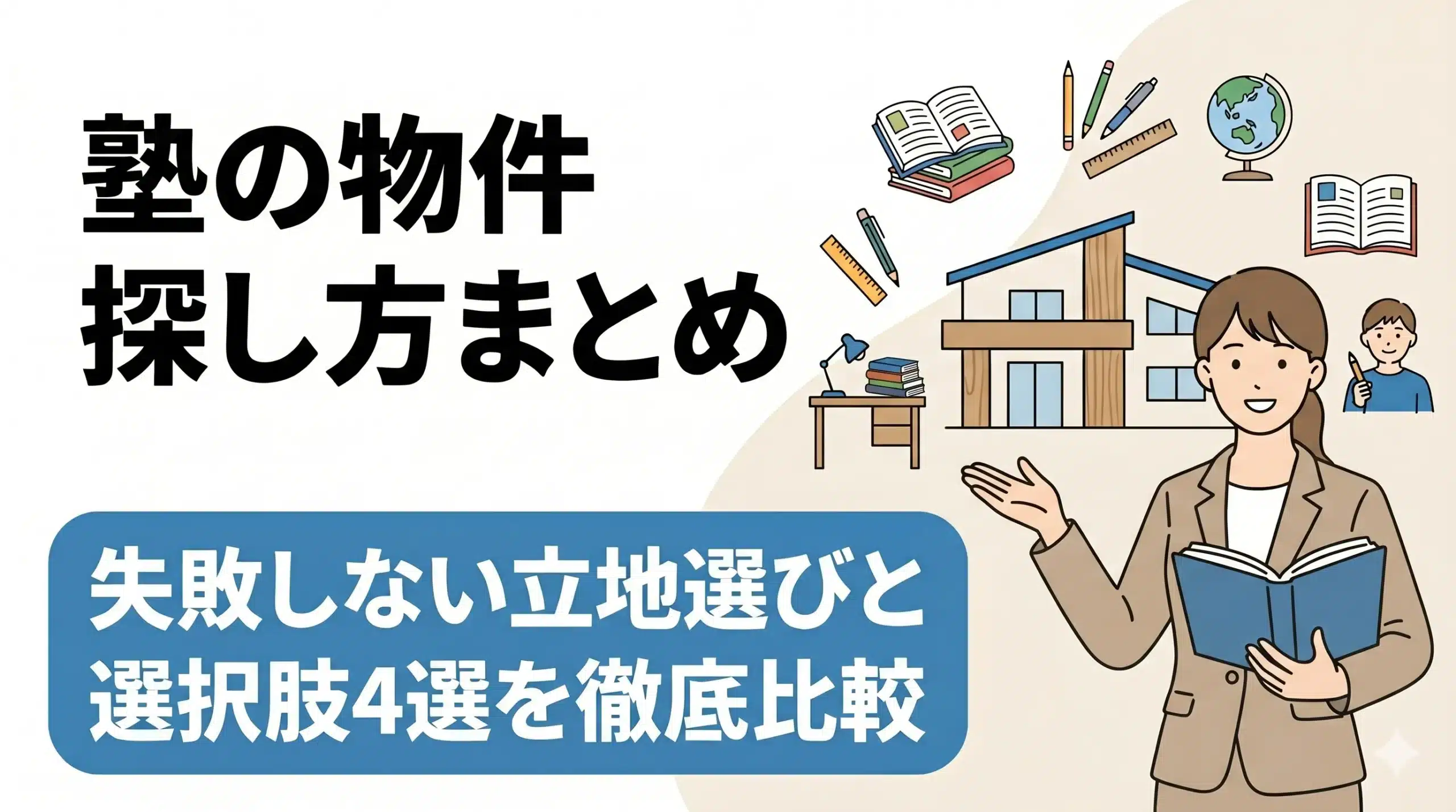 塾の物件の探し方|失敗しない立地選びとレンタルオフィスでの開業 13 塾の物件の探し方まとめ