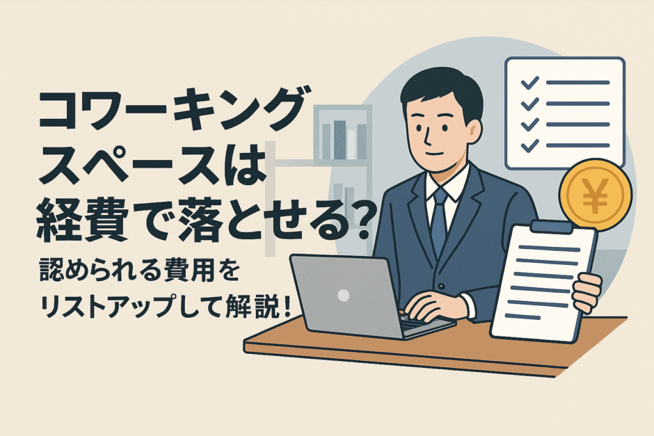 コワーキングスペースは経費で落とせる？